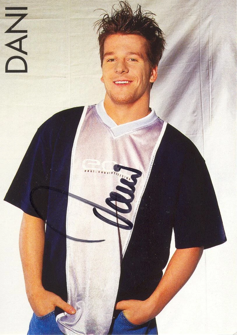 Autogrammkarte Dani – Visions Tour 2003