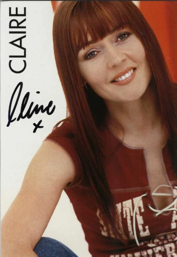 Autogrammkarte Claire – Fantasy Tour 2010